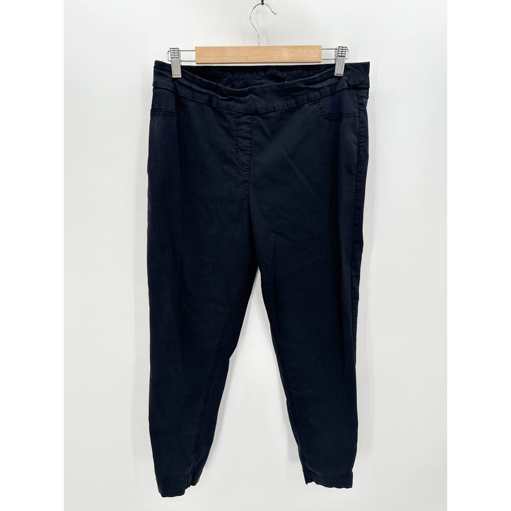 Soft Surroundings Black Rayon Blend Stretch Pull On Pants Women's Size X-Large